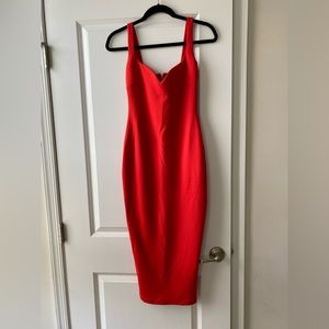 Nookie Romance Midi Dress- Red- Small
